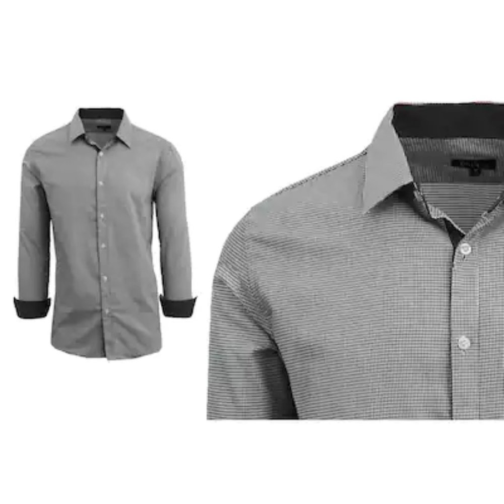 Galaxy by Harvic Men's Long Sleeve Shirt